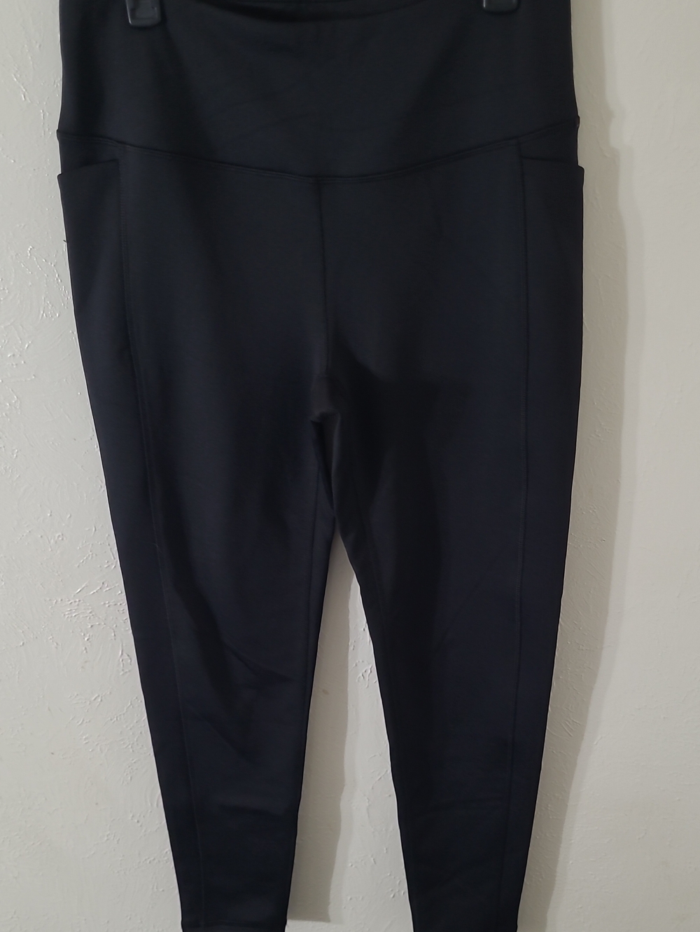 Spyder Black High-Waist Performance Leggings Fleece Lining